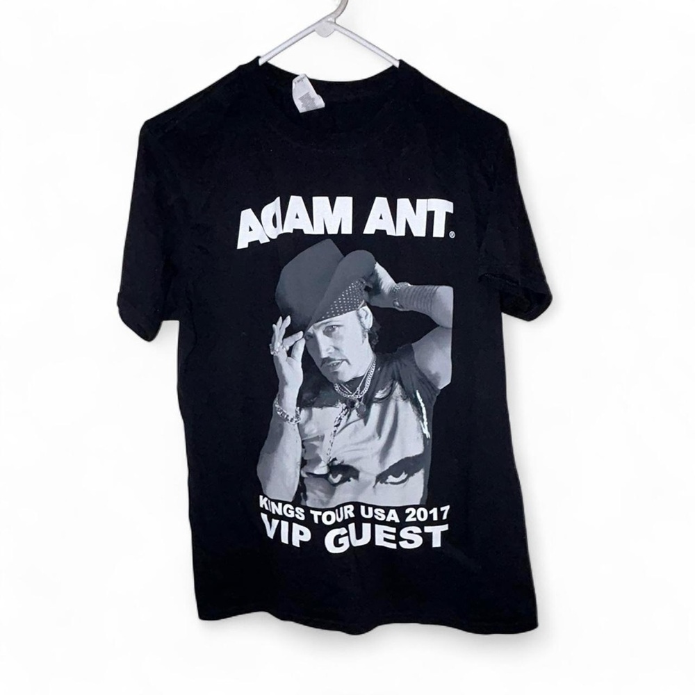 Adam Ant - “King’s Tour USA 2017 - VIP Guest” - Black Shirt - Size Medium